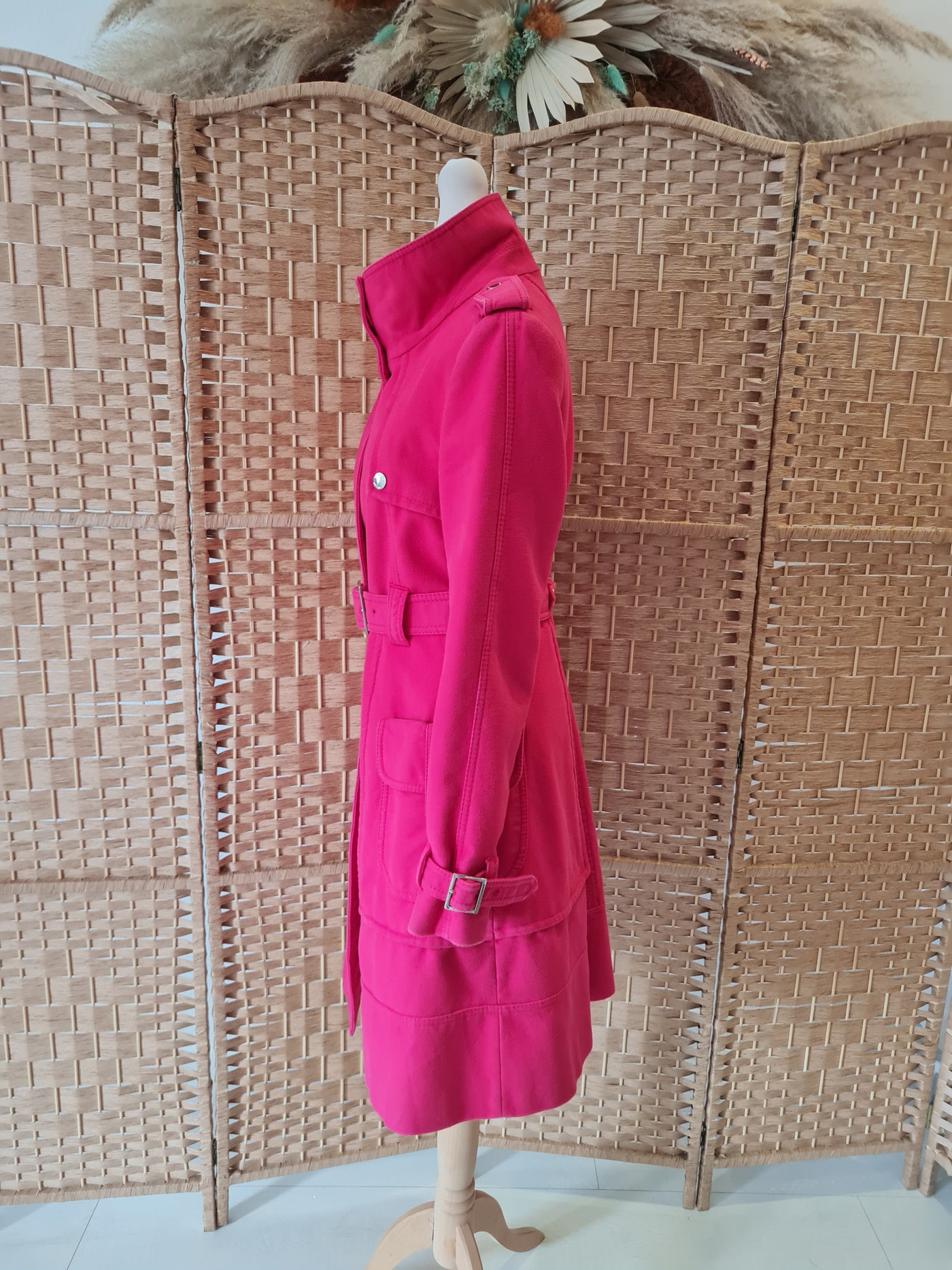 Karen Millen Pink Coat 10