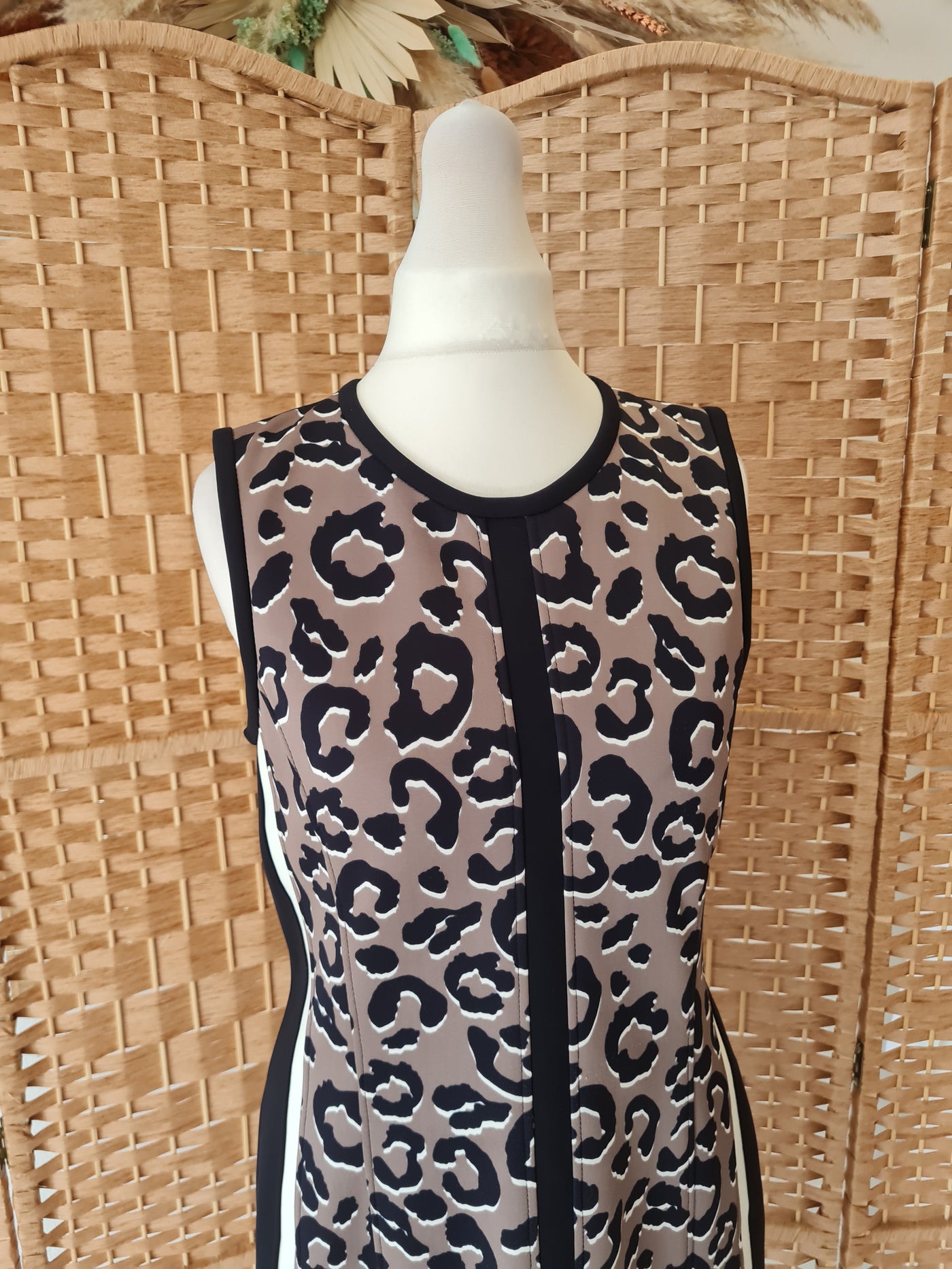 Marc Cain Leopard Body Con Dress M