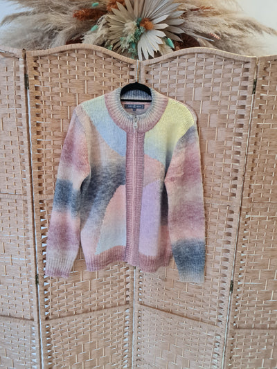 Jessica Graaf multi cardigan L