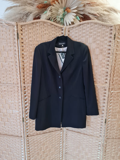 90s Black Blazer