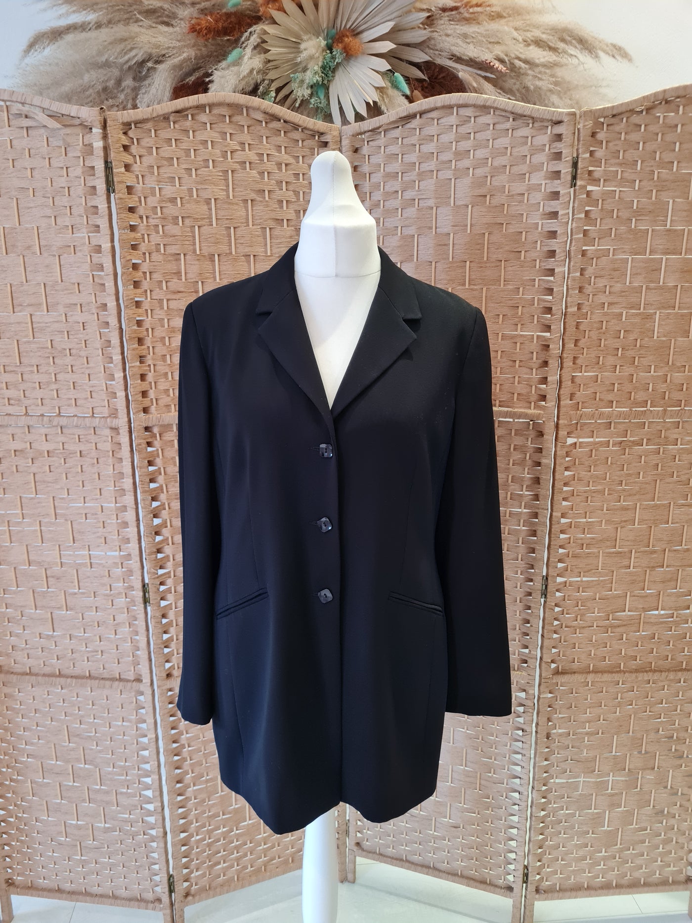 90s Black Blazer