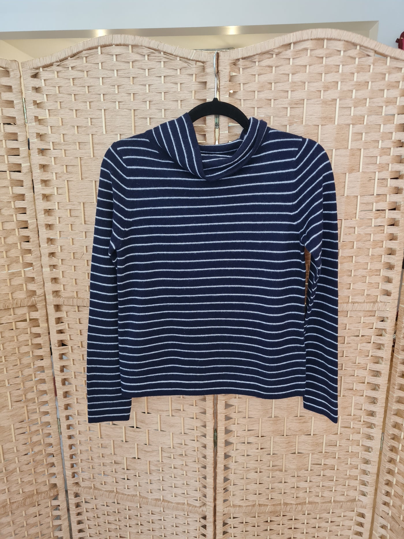 Hobbs Navy stripe Jumper XS NWT £89