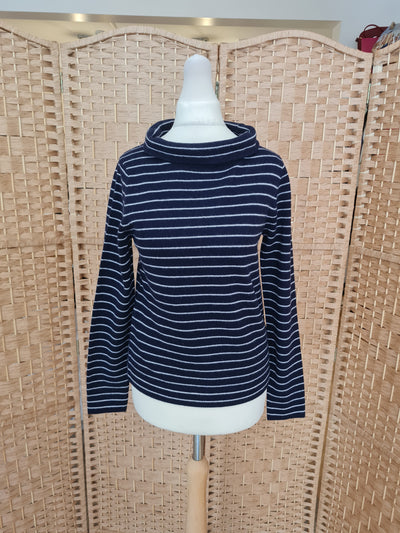 Hobbs Navy stripe Jumper XS NWT £89