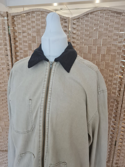 H&M cord collar jacket S