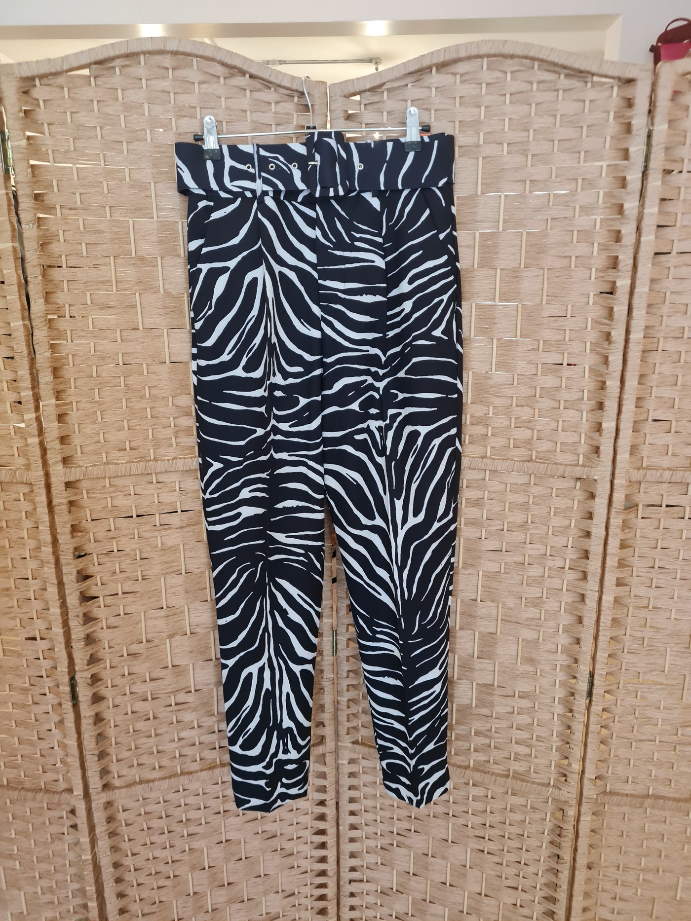 Lucy Wang Zebra Trousers 1 NWT