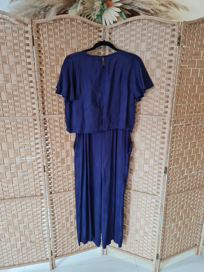 Oliver Bonas navy 2 piece jumpsuit 14