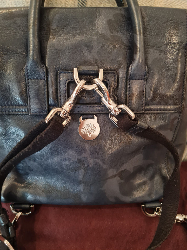 cara delevingne mini backpack Mulberry Black Quilted Leather Cara Delevingne Siopaella Designer Exchange Mulberry Cara Delivigne Midnight Blue