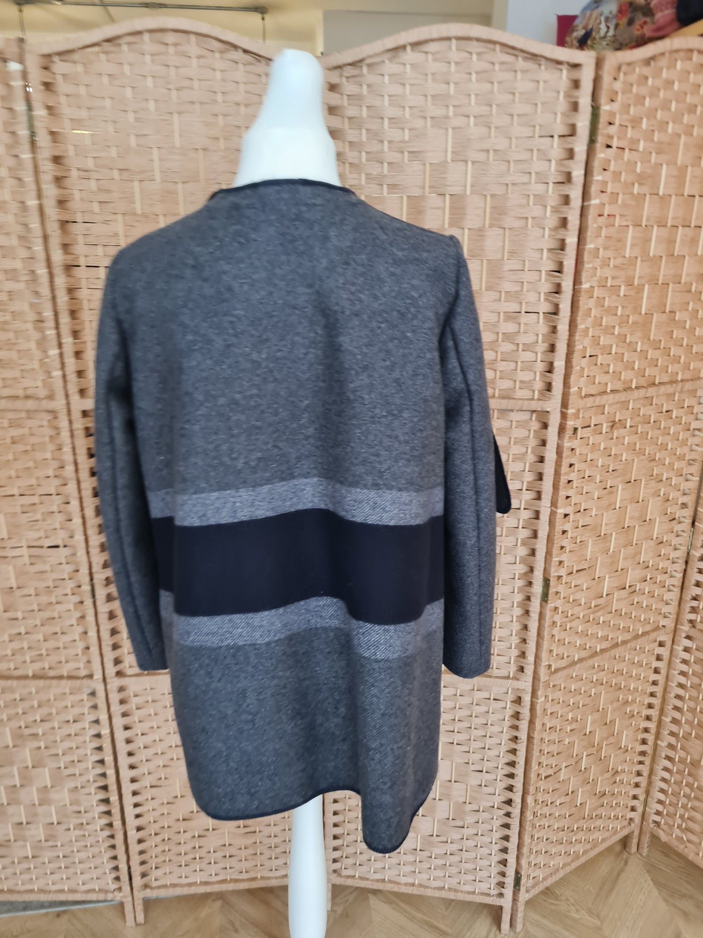 Tommy Hilfiger Grey Waterfall coat S