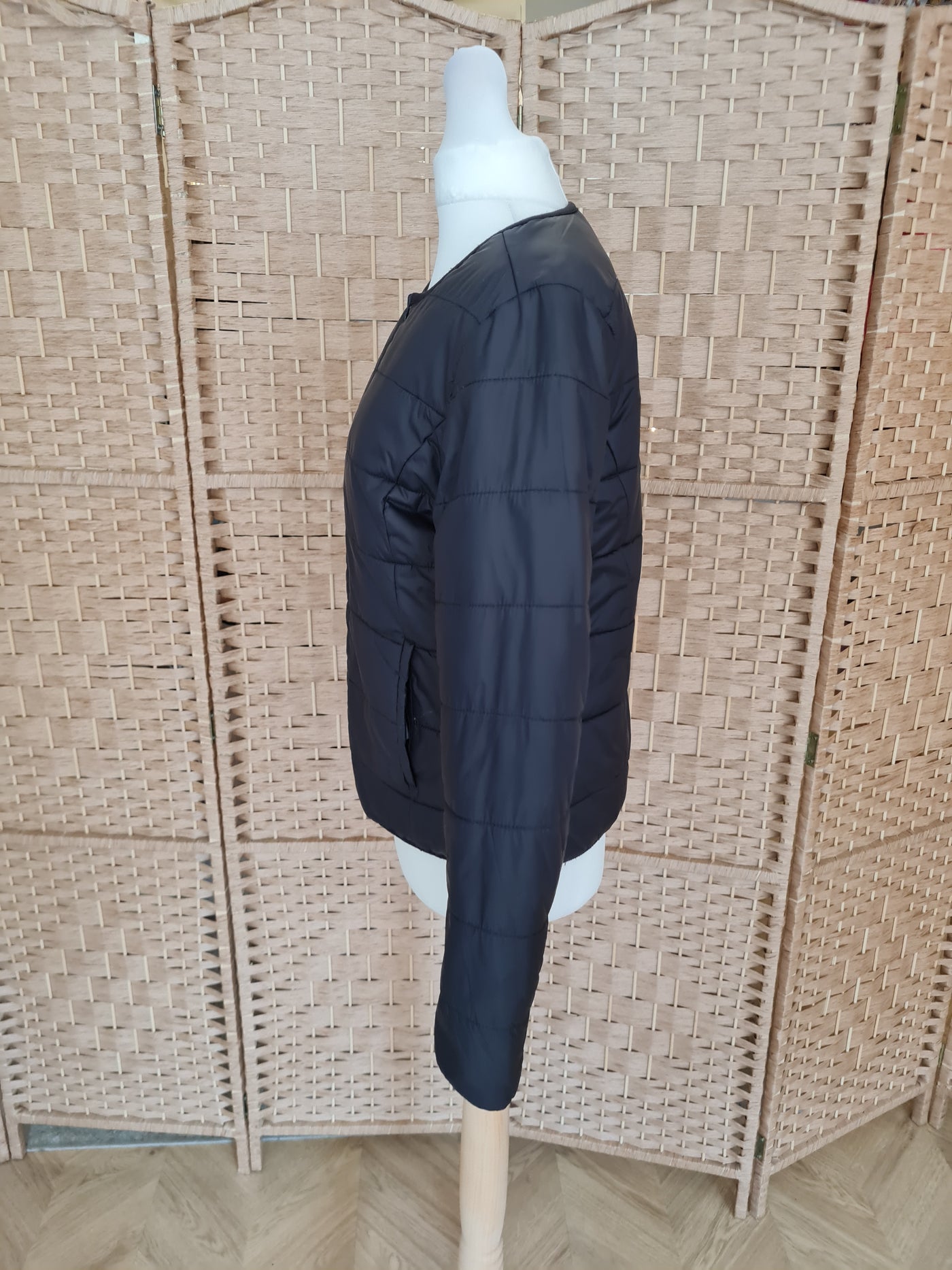 Part Two Navy/Black reversible Puffa Jacket 10