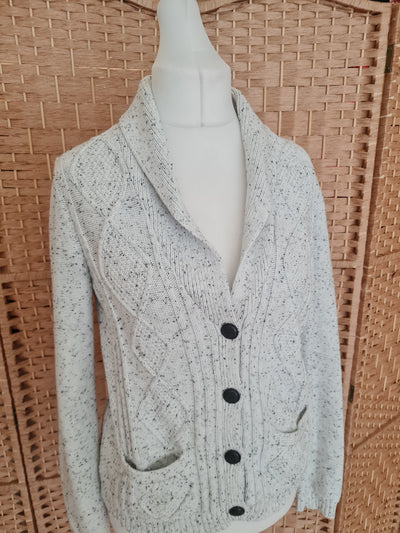Lands End chunky cardigan M