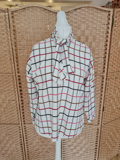 Zara Check Top XS
