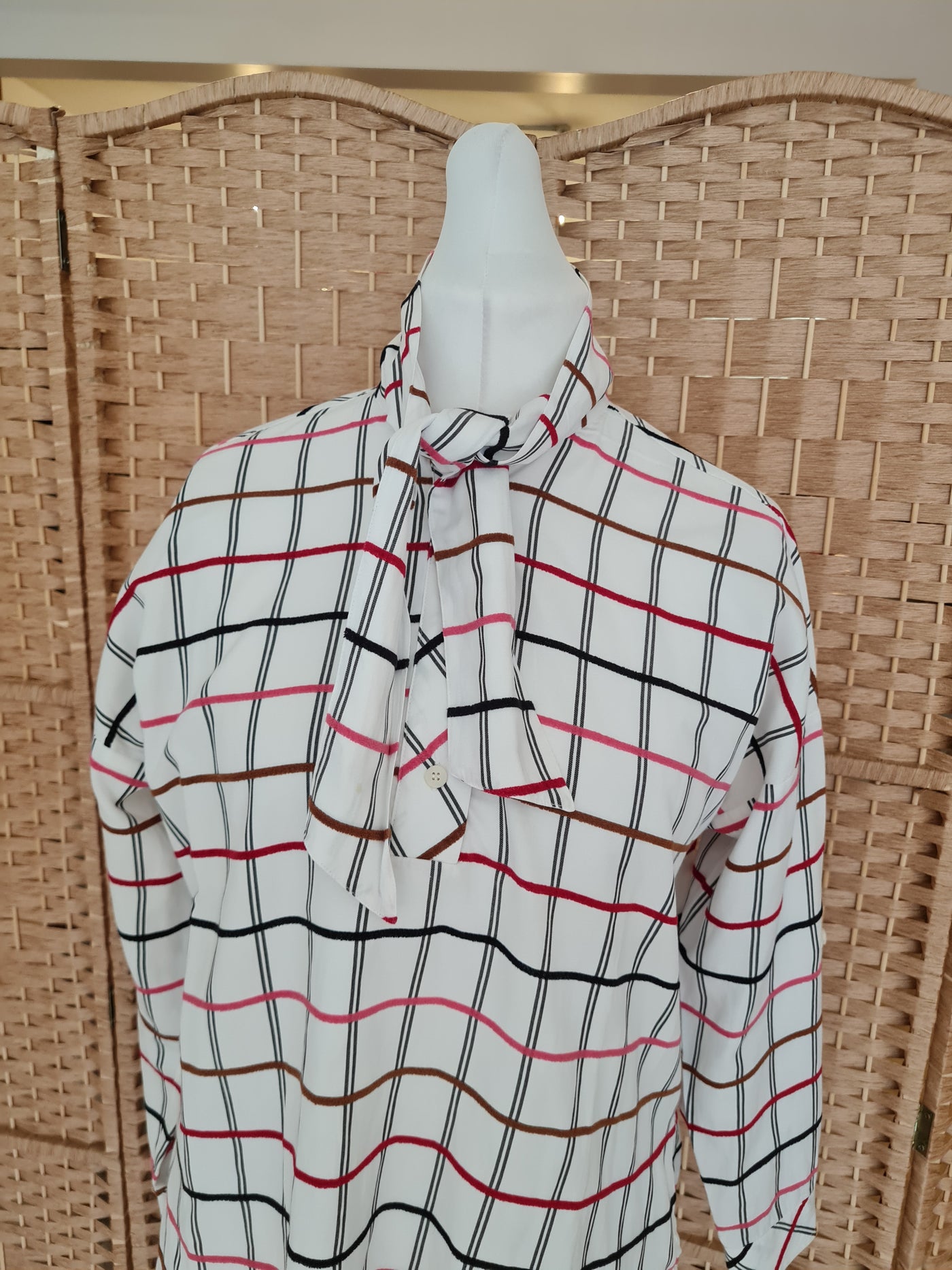Zara Check Top XS