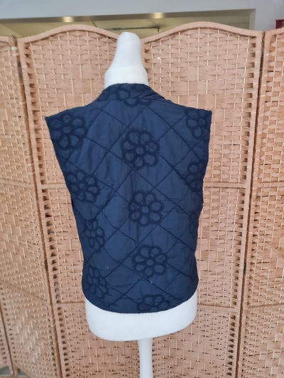 Izzy padded gilet in navy