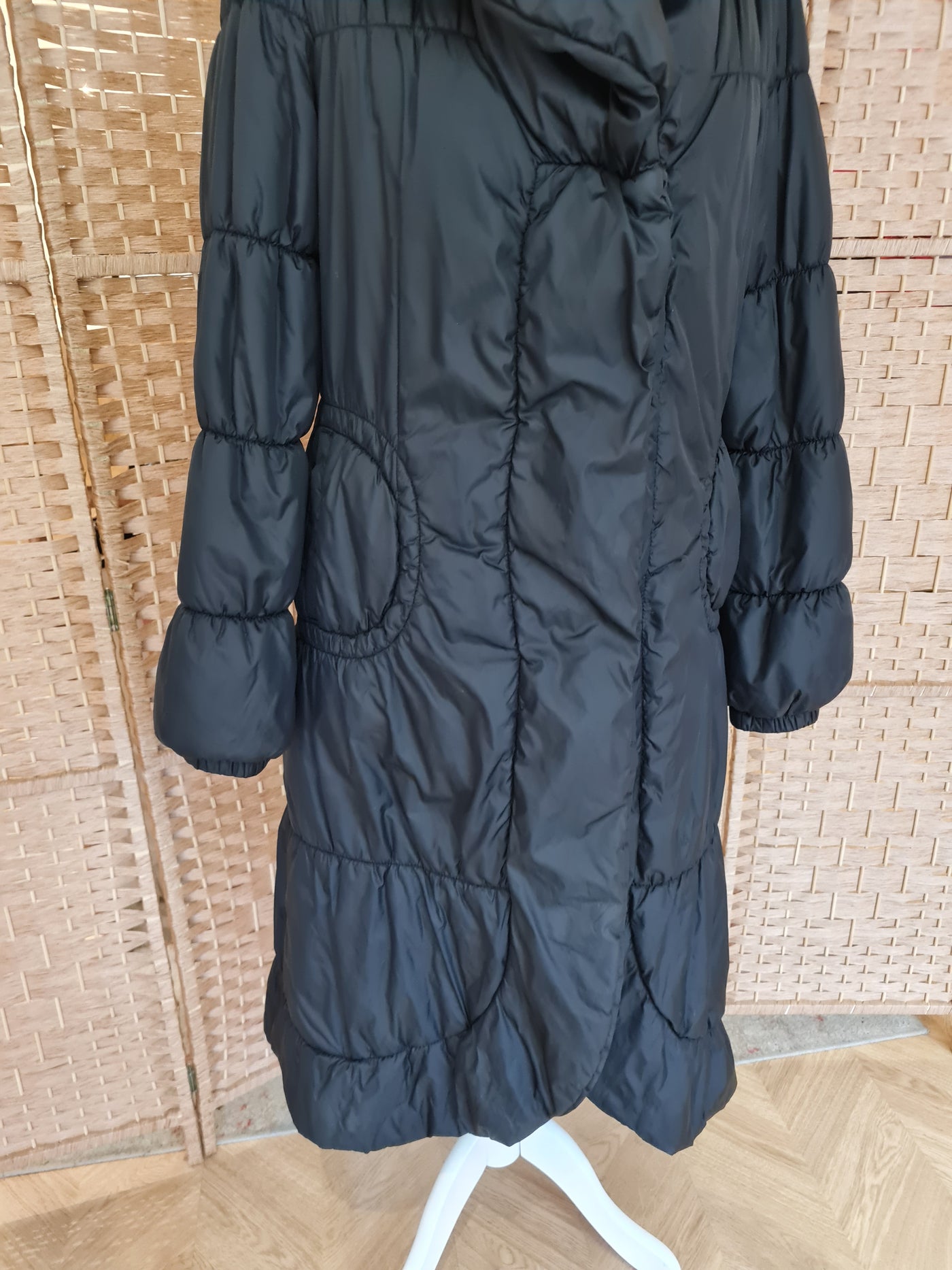 TYF Black Puffa Coat Size 12