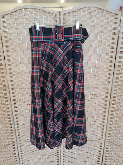 Zara Tartan Skirt L