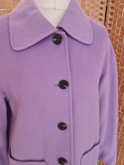 Jigsaw Purple Coat L