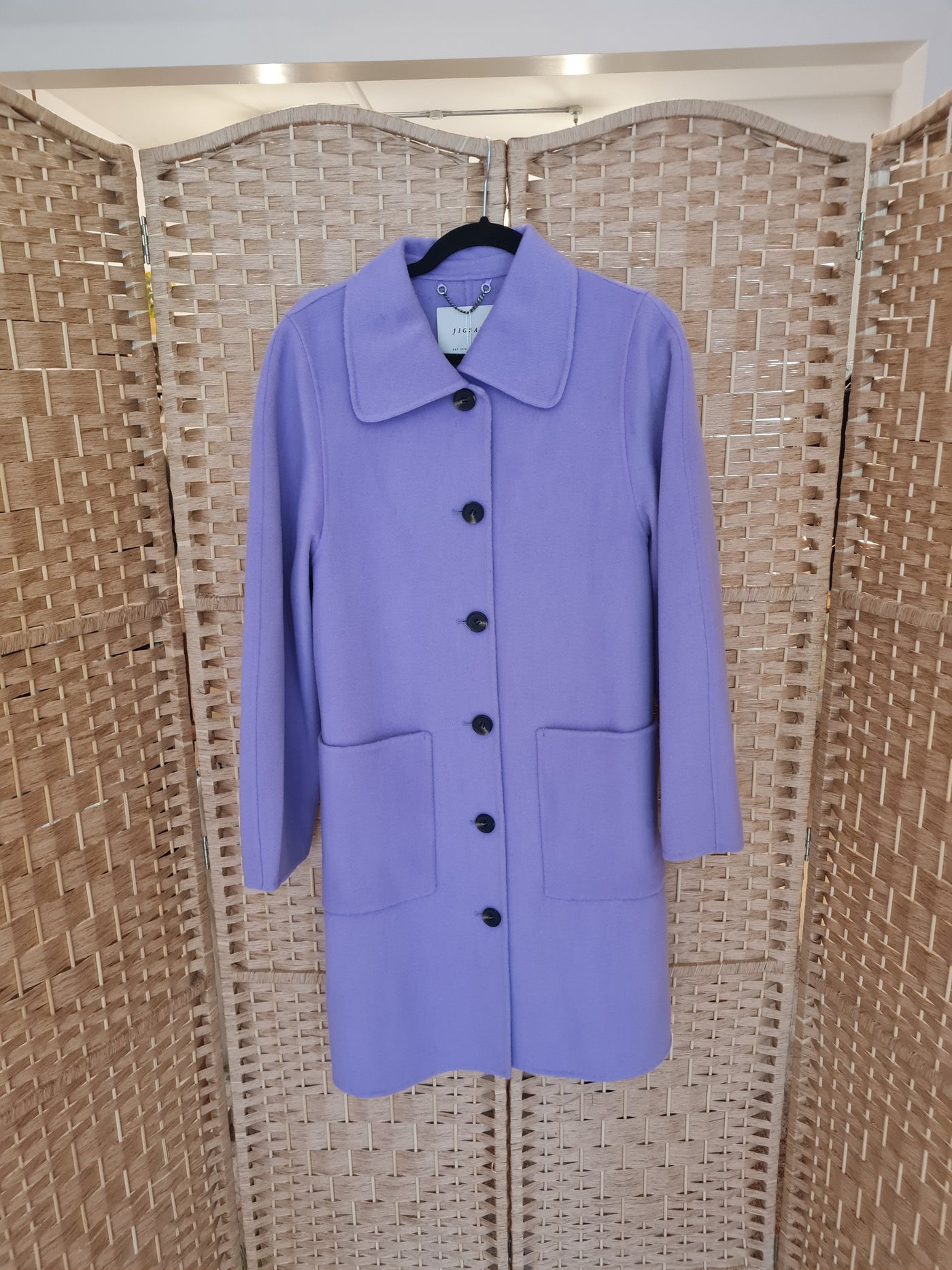 Jigsaw Purple Coat L