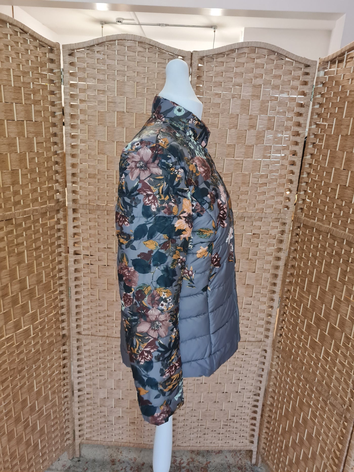 Fransa Floral Bomber Jacket L