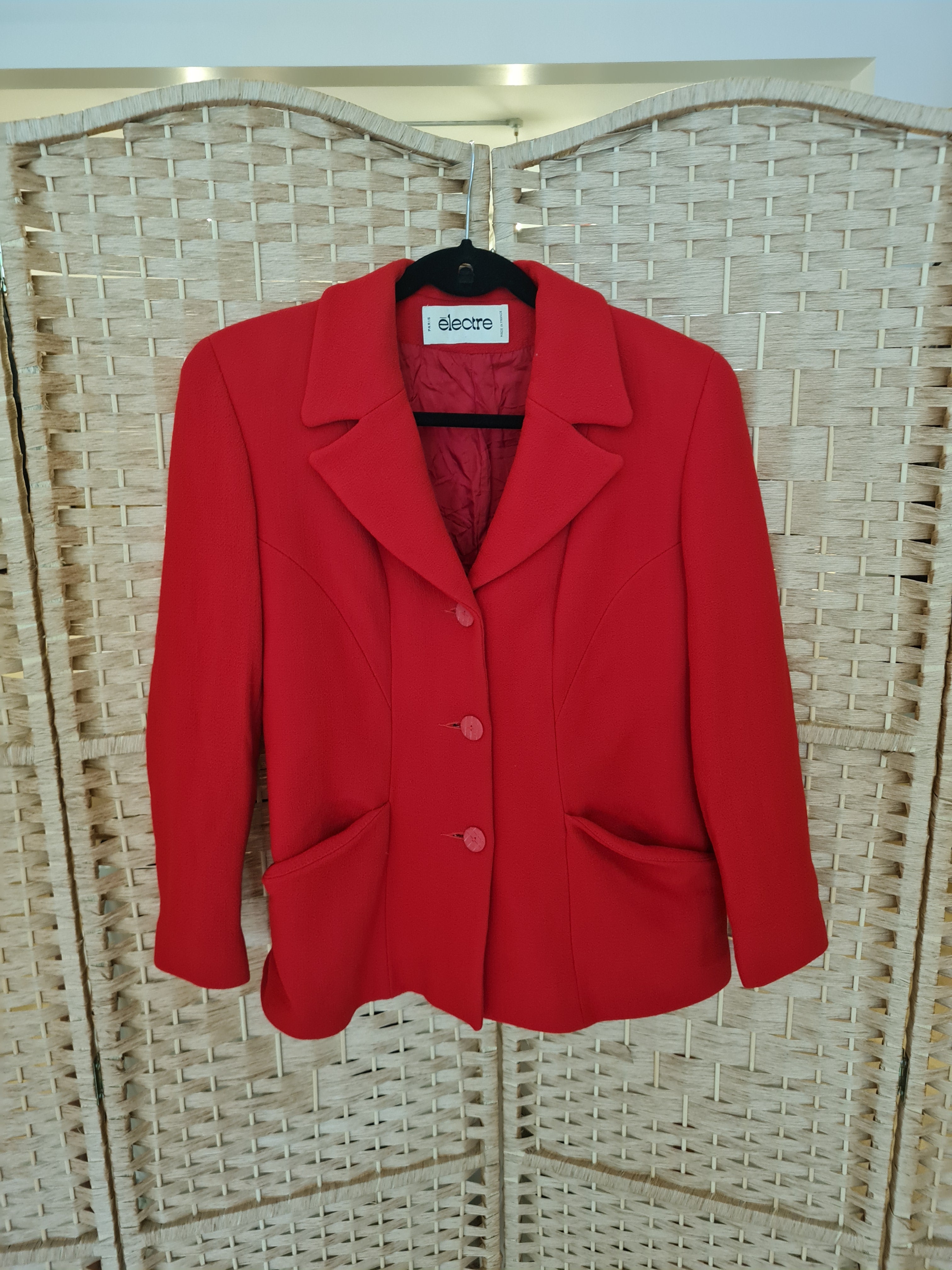 Electre French Red Blazer 10/12 – The Wardrobe