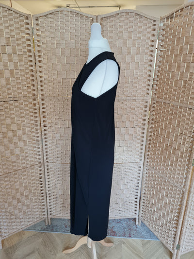 By Malene Birger Black Draped Maxi Size 10