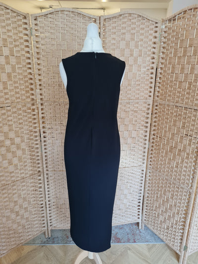 By Malene Birger Black Draped Maxi Size 10