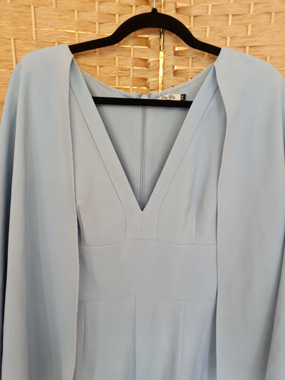 ChiChi Blue Cape Jumpsuit 16