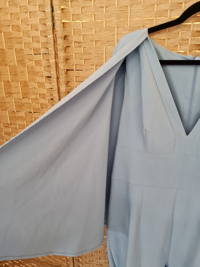 ChiChi Blue Cape Jumpsuit 16