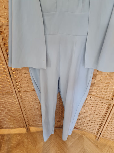 ChiChi Blue Cape Jumpsuit 16