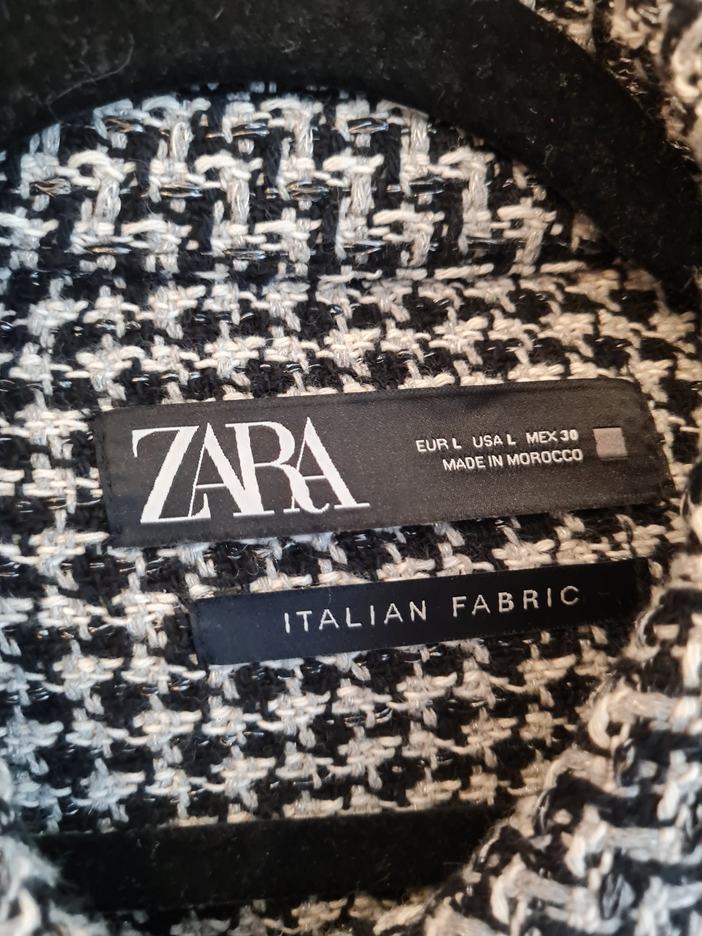 Zara Tweed Jacket L