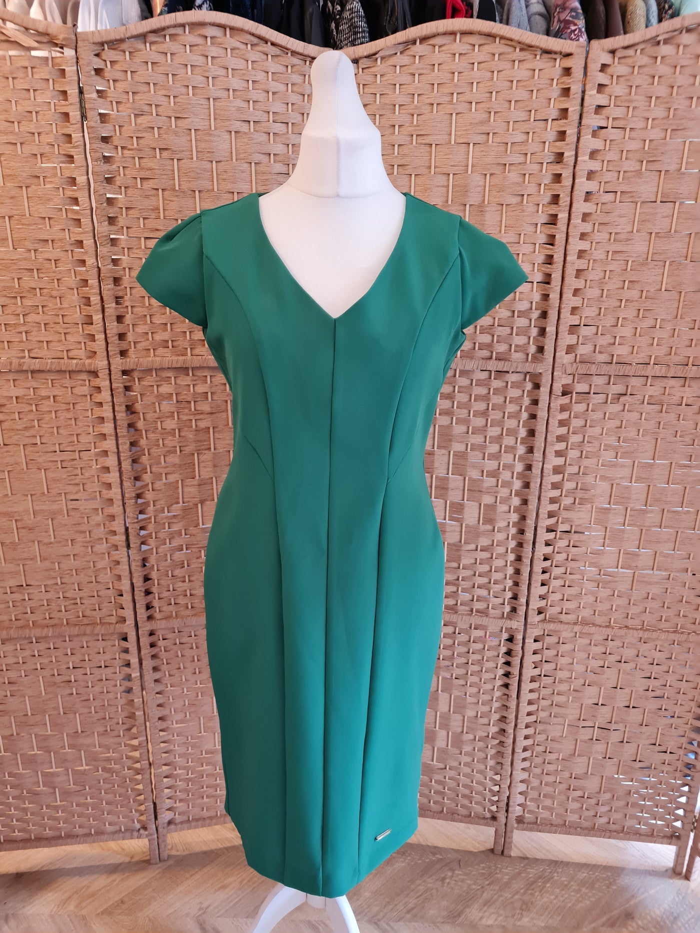 Rinascimento Green Shift Dress XL