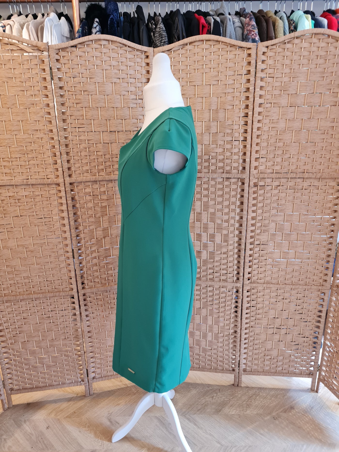 Rinascimento Green Shift Dress XL