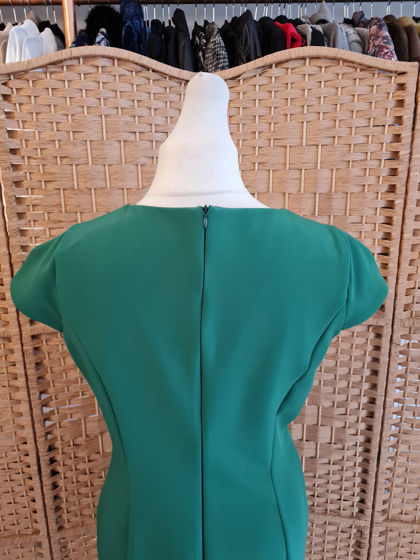 Rinascimento Green Shift Dress XL