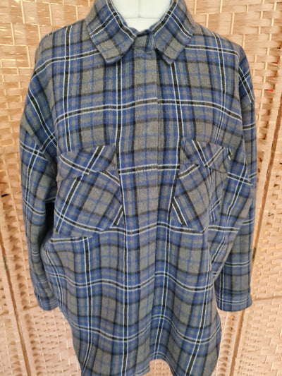 Zara Check Overshirt L