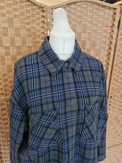 Zara Check Overshirt L