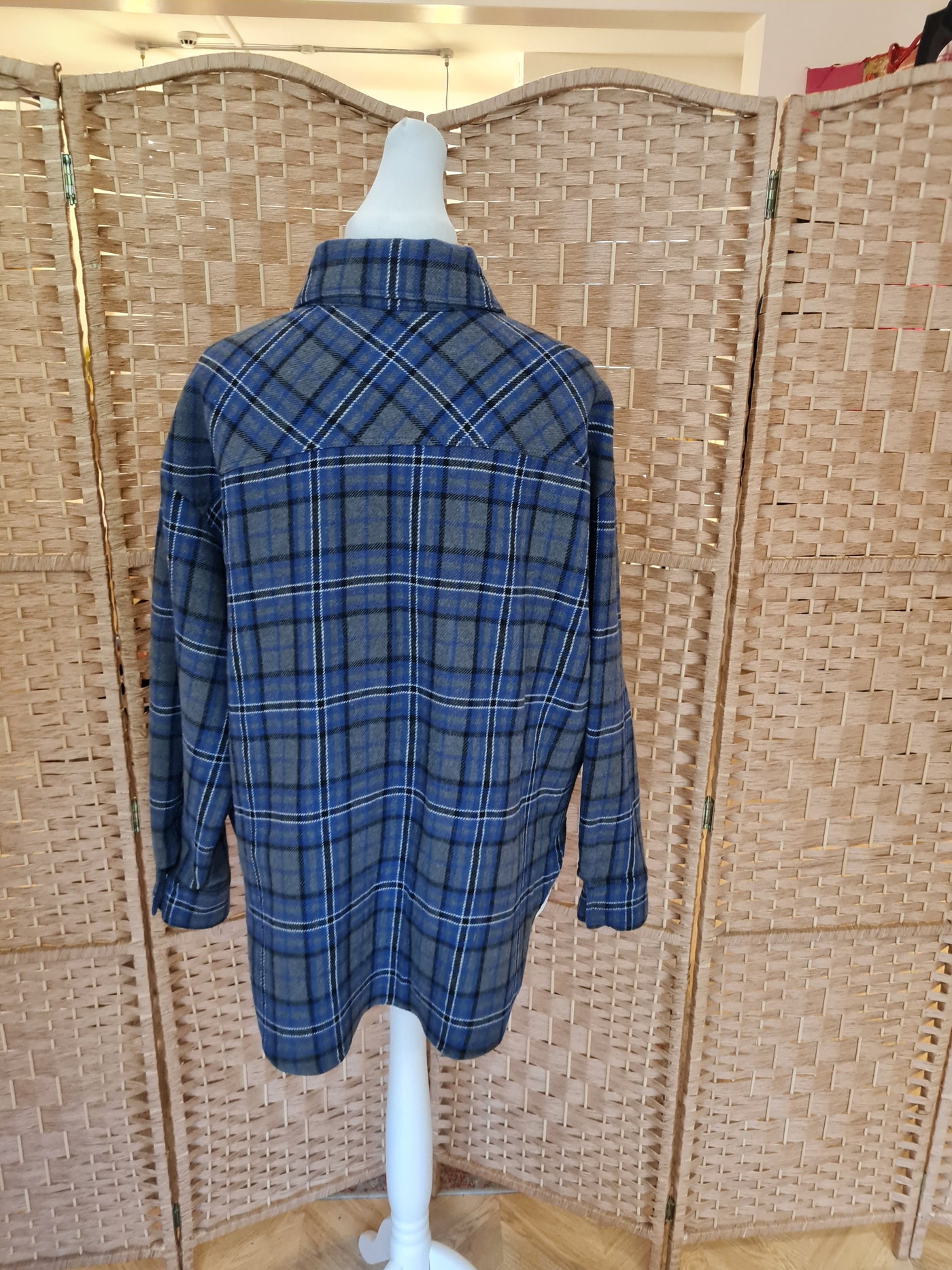 Zara Check Overshirt L