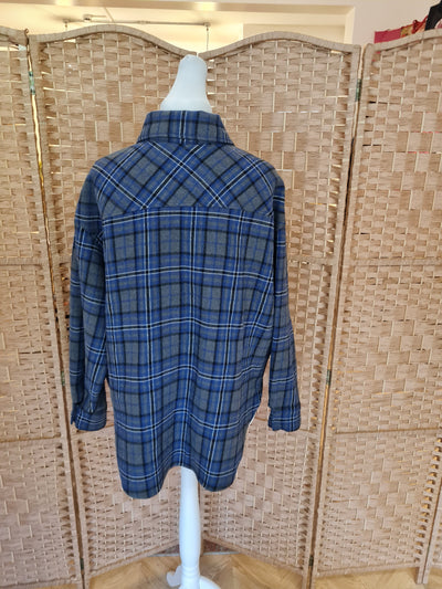 Zara Check Overshirt L