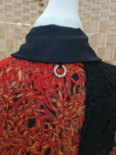 Save The Queen Red & Black coat XL