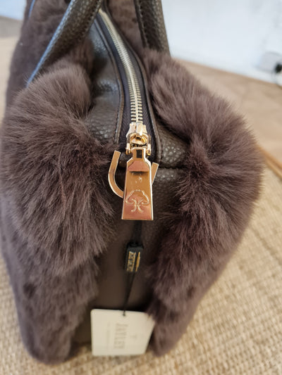 Jayley Brown Fur Bag RRP £90