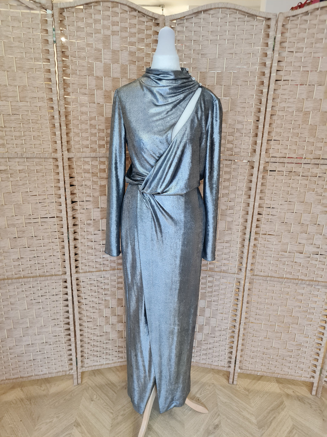 zara silver dress long Sequin Silver Dress Zara