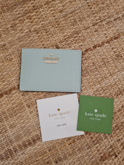 Kate Spade Mint Card Holder (New)