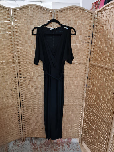 Wallis Black Jumpsuit 12P NWT