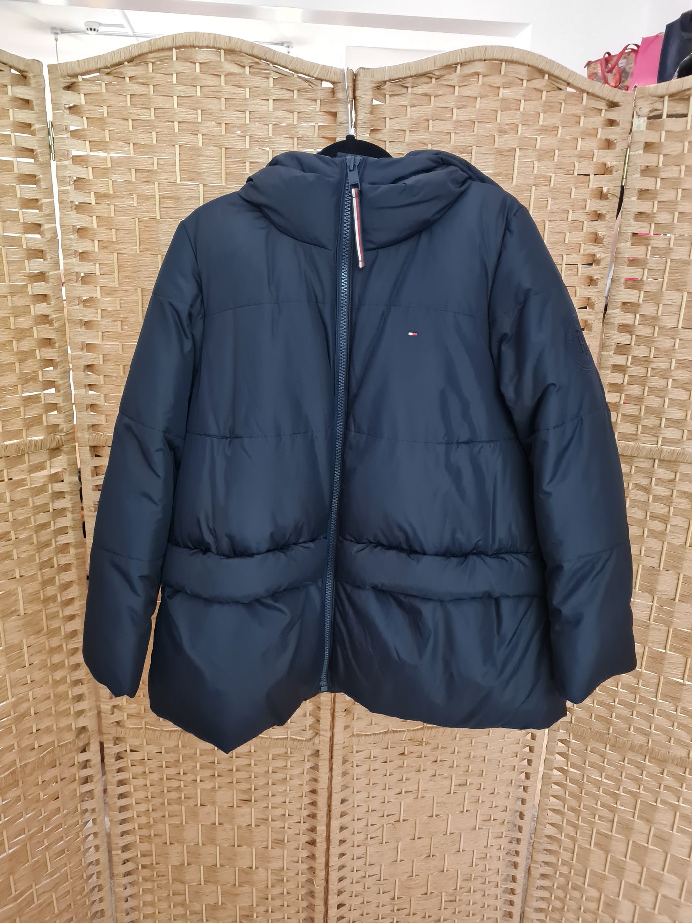 Tommy Hilfiger Navy Puffa Jacket XL