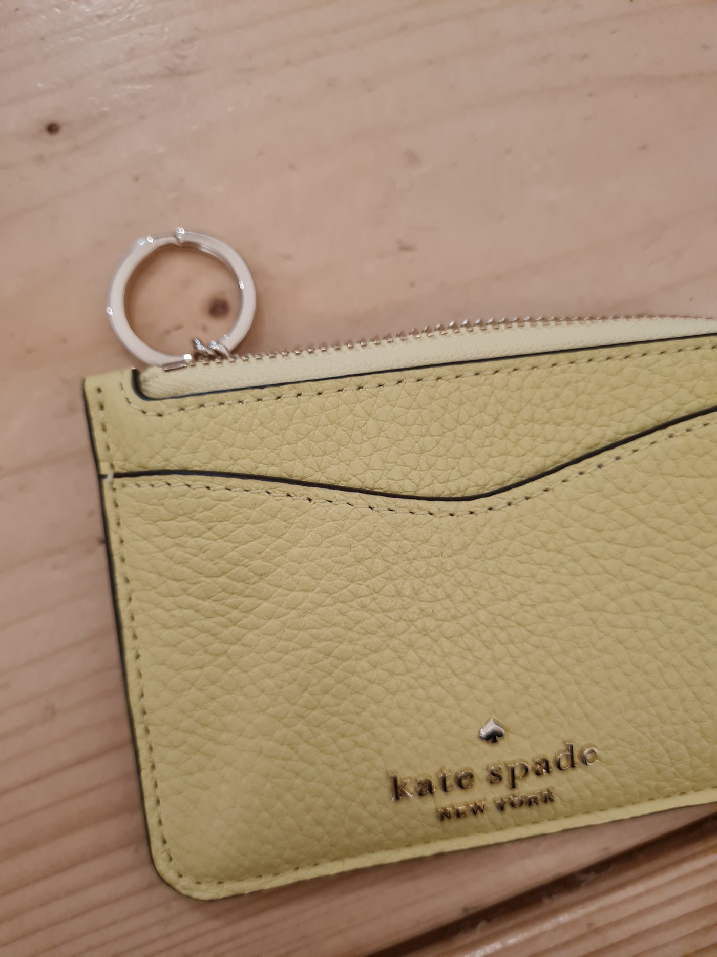 Kate Spade Yellow Card Wristlet (New)