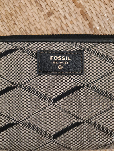 Fossil Preston fabric flap bag & purse RRP £209