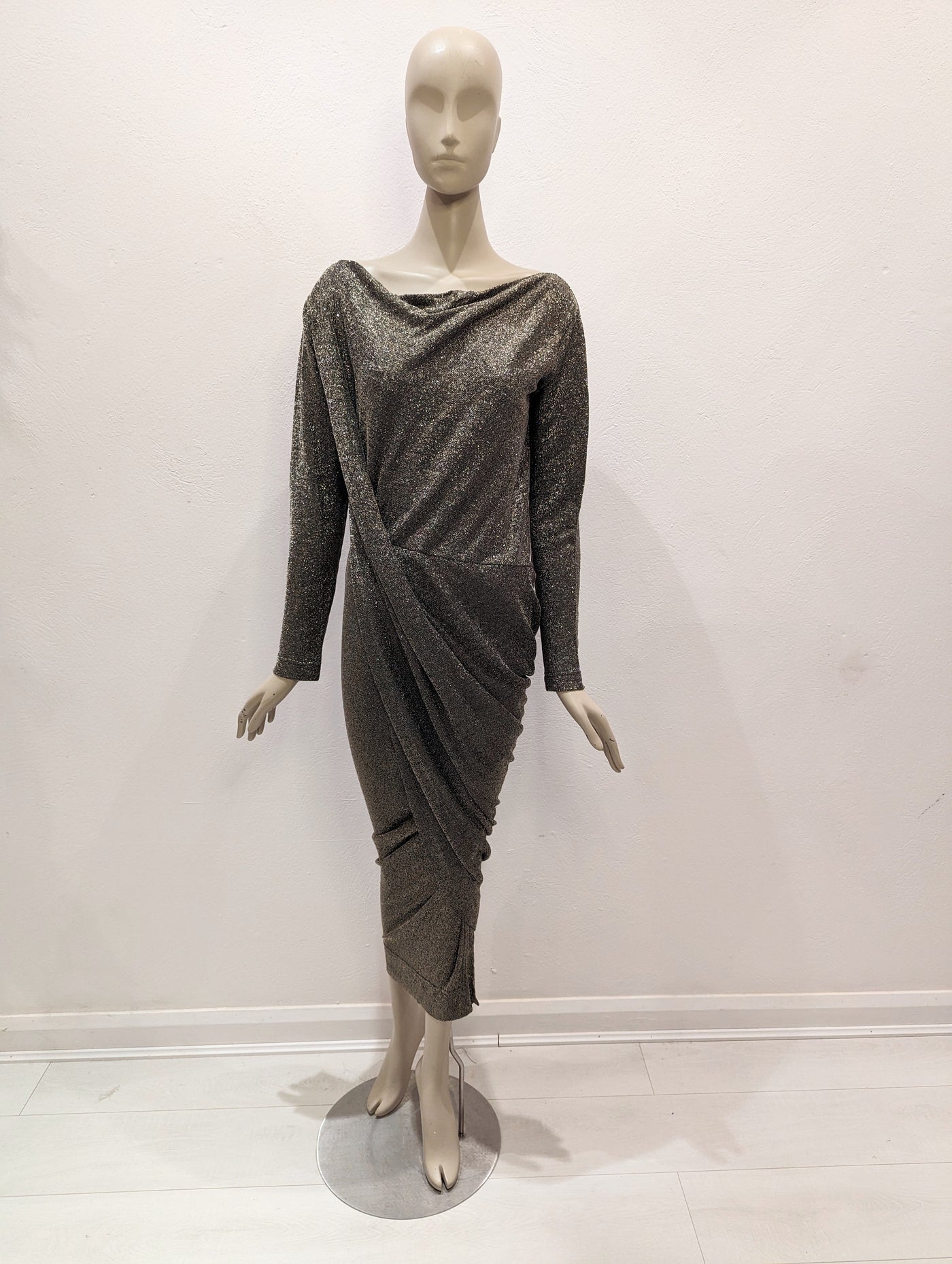 Vivienne Westwood Anglomania Metalic Dress L NWT