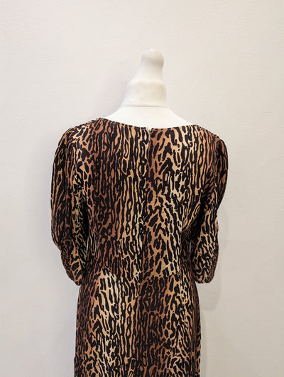 Rixo leopard dress L New RRP £254