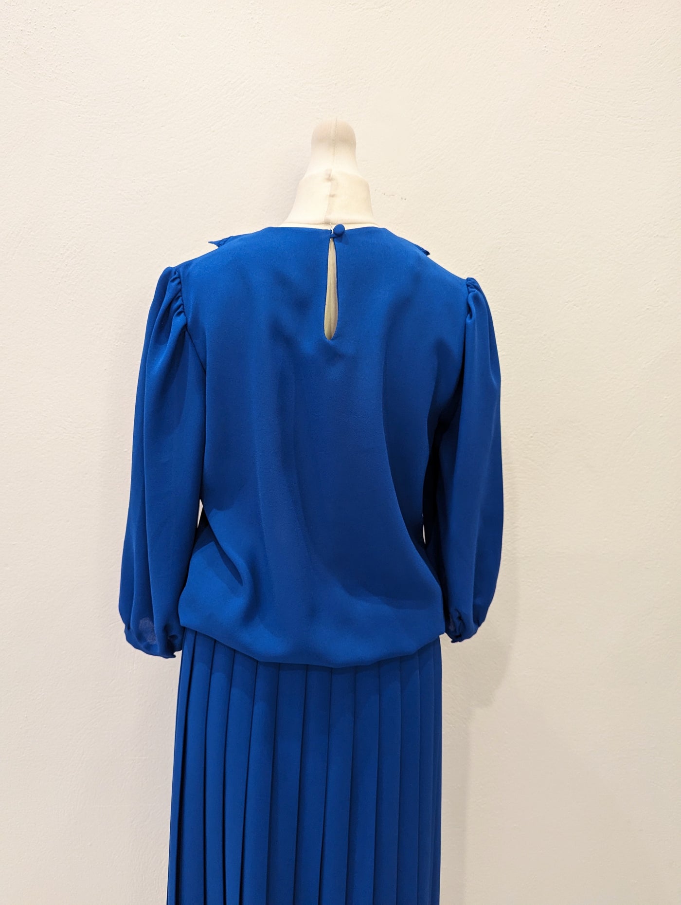 Royal Blue Maxi/Midi – Berketex – large collar 12