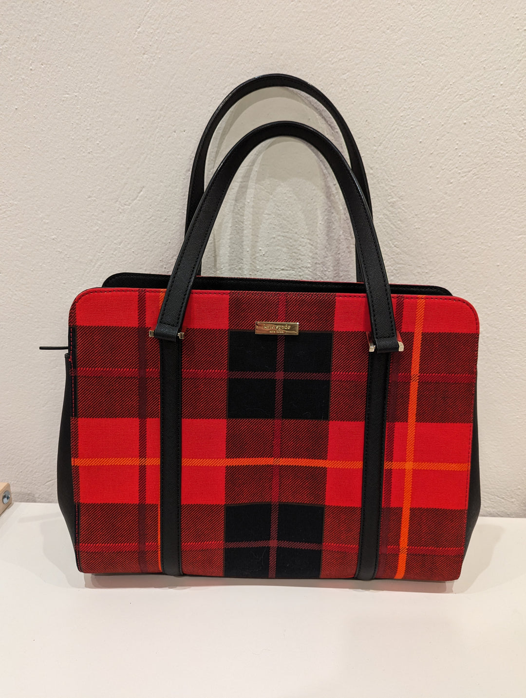 Kate Spade Red Check Bag – The Wardrobe