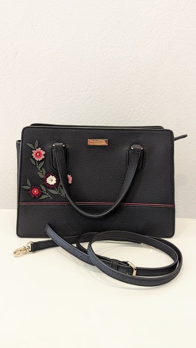 Kate Spade Black Flower Bag