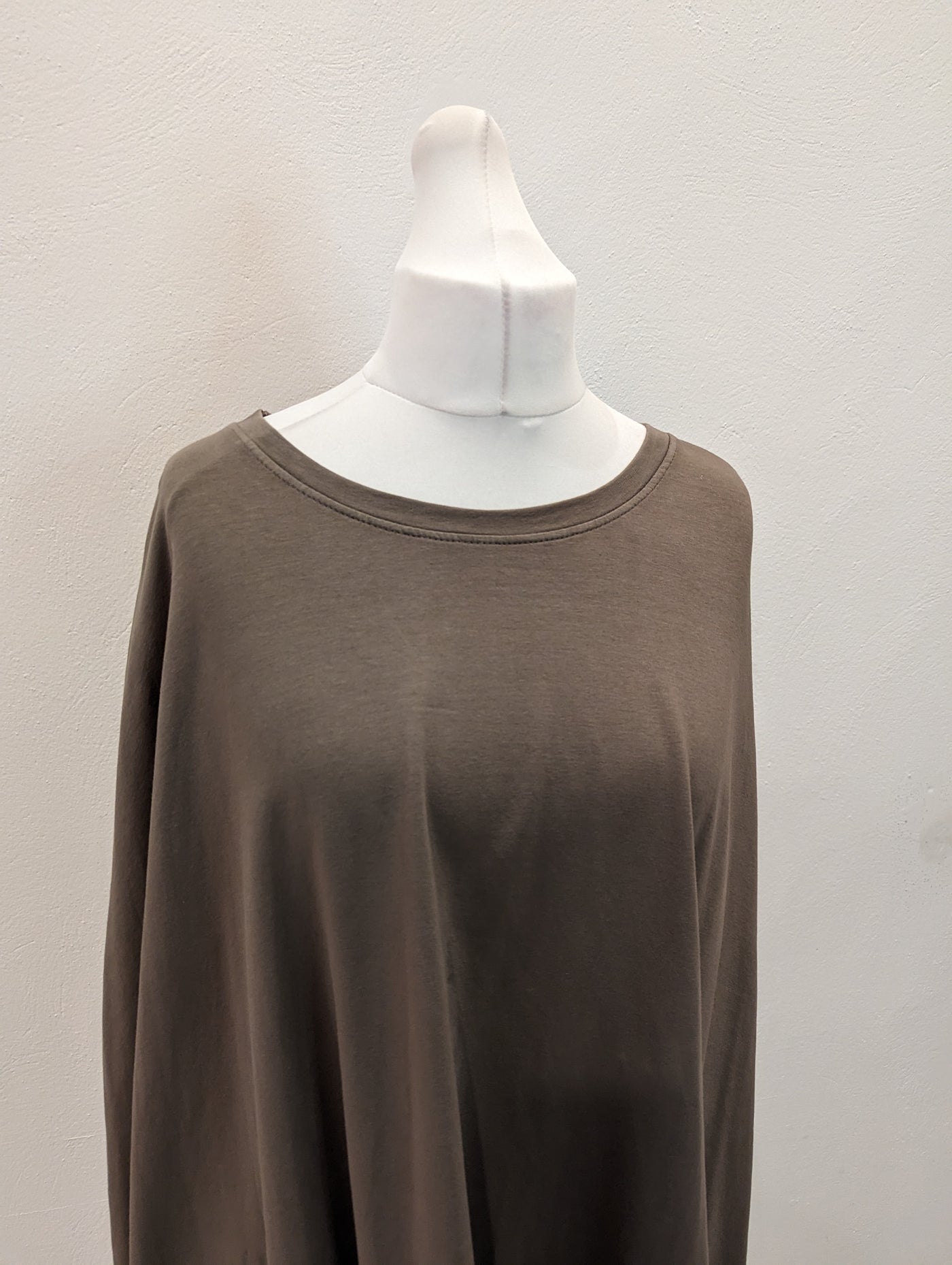 Mocha Poppy Poncho Top